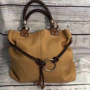 Fossil Elegant Tan Leather Handbag